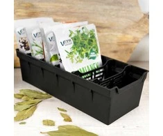 Vilde Prieskonių dėžutė organizatorius juoda 30x13x8 cm