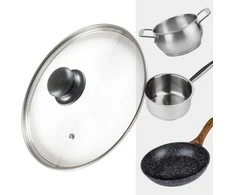 Granchio Italia Vilde Stiklinis dangtis 24 cm (karščiui atsparus)