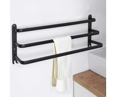 Vilde Rankšluosčių kabykla aliuminis juoda 60 cm