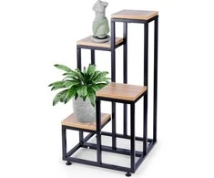 Vilde Stovas gėlėms metalinis 4 lygių 69 cm
