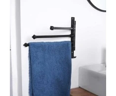 Vilde Wieszak na ręczniki aluminiowy juoda sukamasis 30 cm