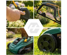 Akumuliatorinė vejapjovė lekka mocna 1000W 37cm Humberg HM-610