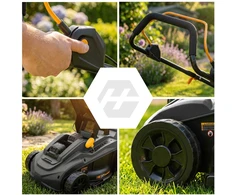 Akumuliatorinė vejapjovė lekka mocna 1000W 37cm Humberg HM-610