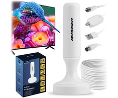 „Berdsen BD-956“ 360 laipsnių televizoriaus itin HD 4K vidinė antena, balta