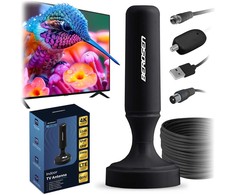 „Berdsen BD-956“ 360 laipsnių televizoriaus „Ultra HD 4K“ vidaus antena, juoda