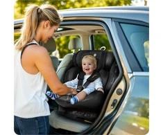 Nukido Aero Line autokėdutė juoda 0-36kg ISOFIX