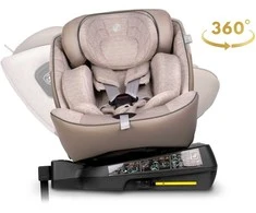 Nukido Aero Line automobilinė kėdutė, smėlio spalvos, 0-36 kg, ISOFIX