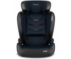 Nukido Louis automobilinė kėdutė, juoda/tamsiai mėlyna, 15-36 kg, ISOFIX