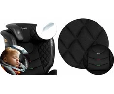 Automobilinė kėdutė Nukido Louis Soft juoda 15-36 kg ISOFIX