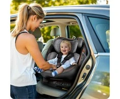 Nukido Prestige Line autokėdutė juoda/pilka 0-36kg ISOFIX