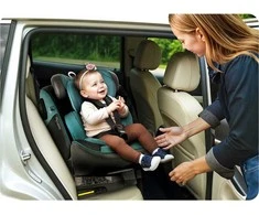 „Nukido Prestige Line“ automobilinė kėdutė, juodos ir mėlynos spalvos, 0-36 kg, ISOFIX