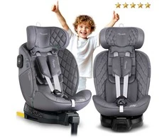 „Nukido Prestige Line“ automobilinė kėdutė, pilka, 0-36 kg, ISOFIX