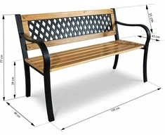 Sofotel Sodo suolas su atlošu 125 x 77 x 49 cm „Elion“ sofa