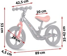 Ricokids FUNNU balansinis dviratis vaikams
