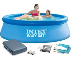 Sodo išplėtimo baseinas 244 x 76 cm 2 viename INTEX 28110