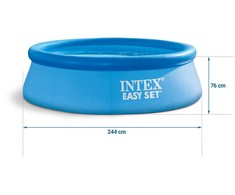 Sodo išplėtimo baseinas 244 x 76 cm INTEX 28110