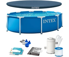 INTEX 28202ND išorinė rėminė baseino sistema 305 x 76 cm 10in1