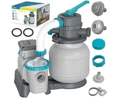 Bestway smėlio baseino siurblys 6056 l/h, skirtas filtravimo rutuliams 58497
