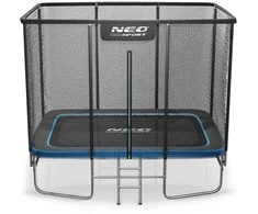 Batutas prostokątna 10x7ft/305x213cm su išoriniu tinklu ir kopėčiomis Neo-Sport