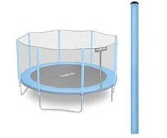 Viršutinis strypas batutui su išoriniu tinkleliu 8-15 ft, mėlynas, Neo-Sport