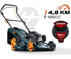 Benzininė savaeigė vejapjovė „Humberg HM-601“ 51 cm, 70 l, „Loncin“ 196 cc + alyva