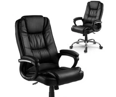 Sofotel Biuro kėdė, ergonomiškas dizainas, reguliuojamas aukštis, juoda vadovo kėdė, patogi kompiuterio kėdė, žaidimų kėdė