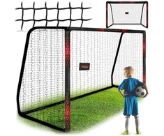 Futbolo vartai 300 x 200 x 120 cm NS-473 juodi ir raudoni