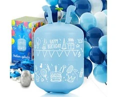 Helio balionas 0,20 m3 su balionais ir juostele Ricokids