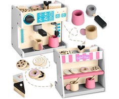 Ricokids Žaislinis medinė kavinė - konditerinė su konditerijos gaminiais
