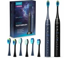 Dantų šepetėlis Berdsen Galaxy Duo sonic dantų šepetėlių rinkinys iš 2 vnt