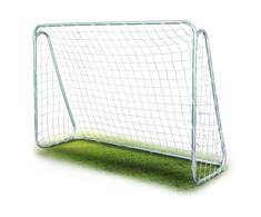 Neo-Sport Dideli futbolo vartai, 215 x 153 x 76 cm + taikinio kilimėlis