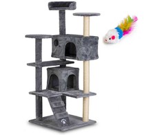 Pethaus Katės draskyklė pilka 130 cm DR-212 pilka