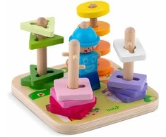 Medinių žaislų rūšiavimo dėlionė RK-866 Ricokids