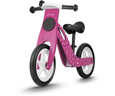 „Ricokids RC-614“ rožinis medinis balansinis dviratukas