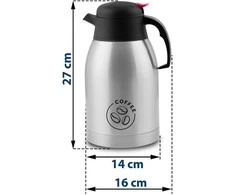 Vakuuminiai ąsočiai kavai ir arbatai, 2 l, Berdsen BD-780