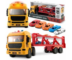 Edukacinis žaislinis sunkvežimis + 5 automobiliai RK-760 Ricokids