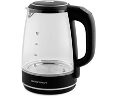 Berdsen BD-702 2L stiklinis elektrinis virdulys, juodas