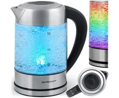 Elektrinis stiklinis virdulys su temperatūros reguliatoriumi 1,7 l 2200 W Berdsen BD-714