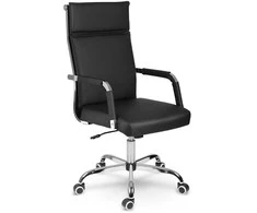 Biuro kėdė, ergonomiško dizaino, su galvos atrama, juoda žaidimų kėdė, reguliuojamo aukščio, patogi stalo kėdė