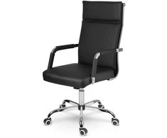 Biuro kėdė, ergonomiško dizaino, su galvos atrama, juoda žaidimų kėdė, reguliuojamo aukščio, patogi stalo kėdė