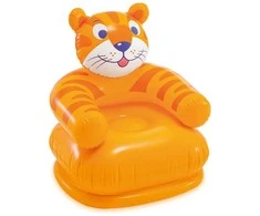 Pripučiamas fotelis vaikams Cheerful Animals 65 x 64 cm Intex 68556 meškiukas