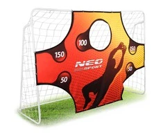Futbolo vartai 245 x 155 x 80 cm + taikinio kilimėlis