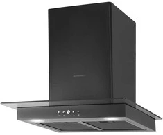 60 cm juodas Berdsen BT-217 virtuvės gartraukis