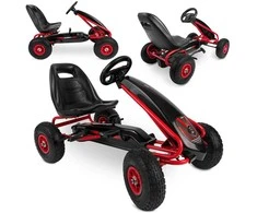 Vaikiškas pedalinis gokartas RK-590 raudonas