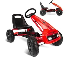 Vaikiškas pedalinis gokartas RK-593 raudonas