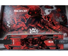 Soke Stunt Scooter Grip Tape 52x13cm Raudona Cyber