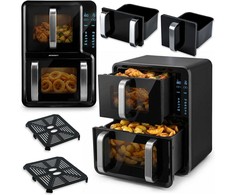 Oro gruzdintuvė, dviejų kamerų, vertikali, 12 l, Berdsen, 2800 W, BD-664