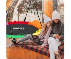 Neo-Sport Swingo XXL Vaikiškos sūpynės, įvairiaspalvės, 120 cm