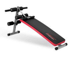 Nuožulnus mankštos suoliukas su „Neo-Sport NS-210“ plėtimo įrankiu
