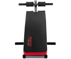 Nuožulnus mankštos suoliukas su espanderiais ir hanteliais Neo-Sport NS-211